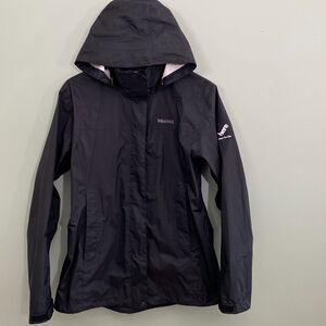 Marmot PreCip Rain Jacket Lightweight Waterproof Packable Hood Zip Up Medium